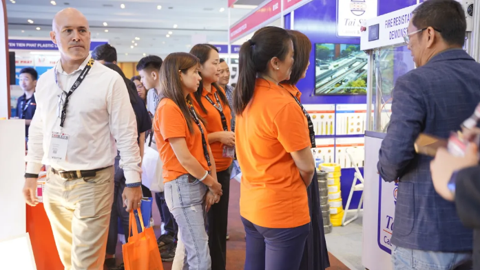 线缆源头生产厂家快猫视频网站入口公司震撼亮相印尼展，火爆程度超乎想象